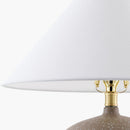 Modern European furniture - White Linen Empire Table Lamp - www.oroatrade.com