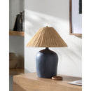 Modern European furniture - Seagrass Fibers Accent Table Lamp - www.oroatrade.com