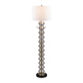 Modern European furniture - Plated Metallic Linen Floor Lamp - www.oroatrade.com