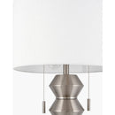 Modern European furniture - Plated Metallic Linen Floor Lamp - www.oroatrade.com