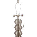 Modern European furniture - Plated Metallic Linen Floor Lamp - www.oroatrade.com
