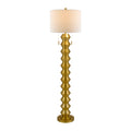 Modern European furniture - Plated Metallic Linen Floor Lamp - www.oroatrade.com