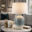 Contract furniture - Gradient Blue Ceramic Table Lamp - www.oroatrade.com
