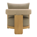 Hospitality furniture - Cushioned Teak Outdoor Accent Chair - www.oroatrade.com