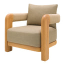 Hospitality furniture - Cushioned Teak Outdoor Accent Chair - www.oroatrade.com