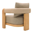 Hospitality furniture - Cushioned Teak Outdoor Accent Chair - www.oroatrade.com