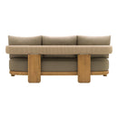 Hospitality furniture - Cushioned Teak Outdoor Sofa - www.oroatrade.com