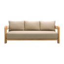 Hospitality furniture - Cushioned Teak Outdoor Sofa - www.oroatrade.com