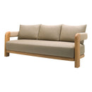 Hospitality furniture - Cushioned Teak Outdoor Sofa - www.oroatrade.com