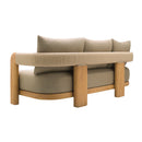 Hospitality furniture - Cushioned Teak Outdoor Sofa - www.oroatrade.com