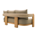 Hospitality furniture - Cushioned Teak Outdoor Sofa - www.oroatrade.com