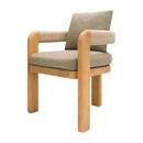 Hospitality furniture - Cushioned Teak Outdoor Dining Chair - www.oroatrade.com