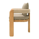 Hospitality furniture - Cushioned Teak Outdoor Dining Chair - www.oroatrade.com