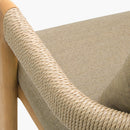 Hospitality furniture - Cushioned Teak Outdoor Dining Chair - www.oroatrade.com