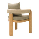 Hospitality furniture - Cushioned Teak Outdoor Dining Chair - www.oroatrade.com