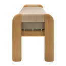 Hospitality furniture - Cushioned Teak Outdoor Backless Bench - www.oroatrade.com