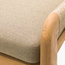 Hospitality furniture - Cushioned Teak Outdoor Backless Bench - www.oroatrade.com