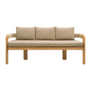 Hospitality furniture - Cushioned Teak Outdoor Bench - www.oroatrade.com