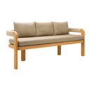 Hospitality furniture - Cushioned Teak Outdoor Bench - www.oroatrade.com