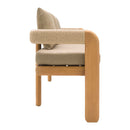 Hospitality furniture - Cushioned Teak Outdoor Bench - www.oroatrade.com