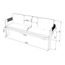 Hospitality furniture - Cushioned Teak Outdoor Bench - www.oroatrade.com