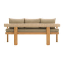 Hospitality furniture - Cushioned Teak Outdoor Bench - www.oroatrade.com