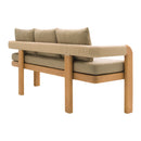 Hospitality furniture - Cushioned Teak Outdoor Bench - www.oroatrade.com