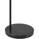 Contract furniture - White Fluted Linen Floor Lamp - www.oroatrade.com