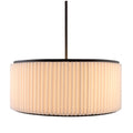 Contract furniture - White Fluted 2-Light Chandelier - www.oroatrade.com