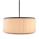 Contract furniture - White Fluted 2-Light Chandelier - www.oroatrade.com