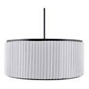 Contract furniture - White Fluted 2-Light Chandelier - www.oroatrade.com