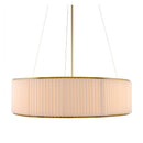 Contract furniture - White Fluted 2-Light Chandelier - www.oroatrade.com