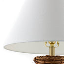 Contract furniture - Painted Rattan Accent Table Lamp - www.oroatrade.com