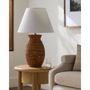 Contract furniture - Painted Rattan Accent Table Lamp - www.oroatrade.com