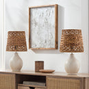 Modern European furniture - Braided Seagrass Ceramic Table Lamps (2) - www.oroatrade.com