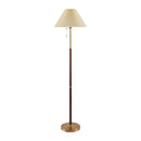 Contract furniture - Pleated White Linen Floor Lamp - www.oroatrade.com