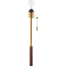 Contract furniture - Pleated White Linen Floor Lamp - www.oroatrade.com