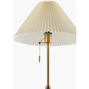 Contract furniture - Pleated White Linen Floor Lamp - www.oroatrade.com