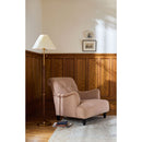 Contract furniture - Pleated White Linen Floor Lamp - www.oroatrade.com