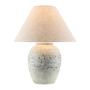 Contract furniture - Painted White Cement Table Lamp - www.oroatrade.com