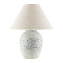Contract furniture - Painted White Cement Table Lamp - www.oroatrade.com
