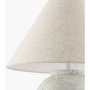 Contract furniture - Painted White Cement Table Lamp - www.oroatrade.com