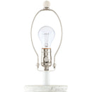 Contract furniture - Painted White Cement Table Lamp - www.oroatrade.com