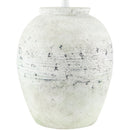 Contract furniture - Painted White Cement Table Lamp - www.oroatrade.com