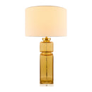 Modern European furniture - Yellow Glass Accent Table Lamp - www.oroatrade.com