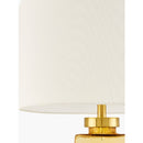 Modern European furniture - Yellow Glass Accent Table Lamp - www.oroatrade.com
