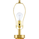 Modern European furniture - Yellow Glass Accent Table Lamp - www.oroatrade.com