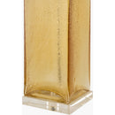 Modern European furniture - Yellow Glass Accent Table Lamp - www.oroatrade.com