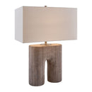 Contract furniture - Painted Gray Accent Table Lamp - www.oroatrade.com