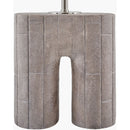 Contract furniture - Painted Gray Accent Table Lamp - www.oroatrade.com